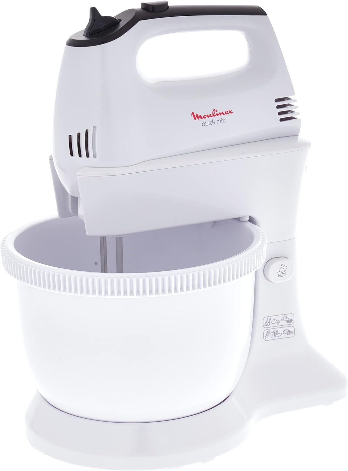 Moulinex Quickmix Hand Mixer With Rotating Stand-Bowl