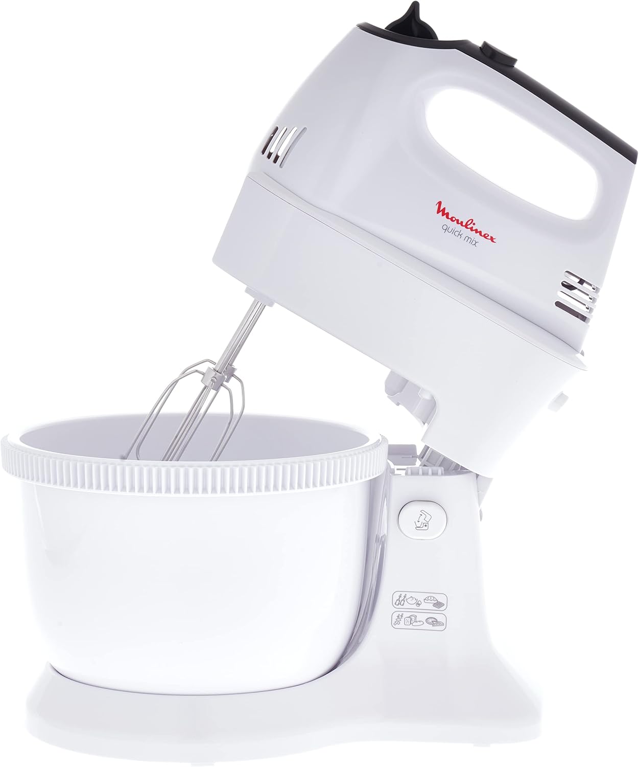Moulinex Quickmix Hand Mixer With Rotating Stand-Bowl