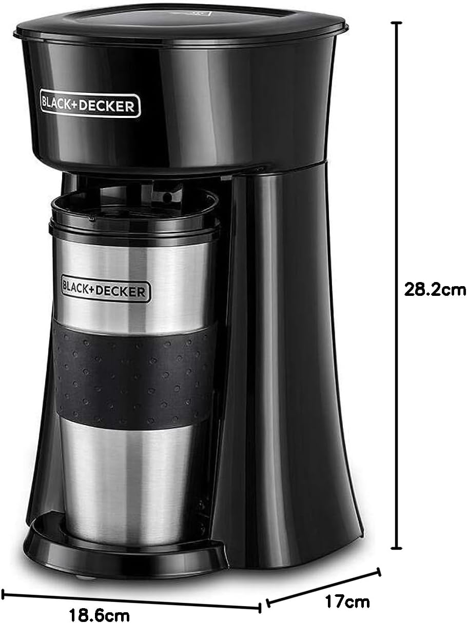 Black & Decker Coffee Machine With Travel Mug 650W