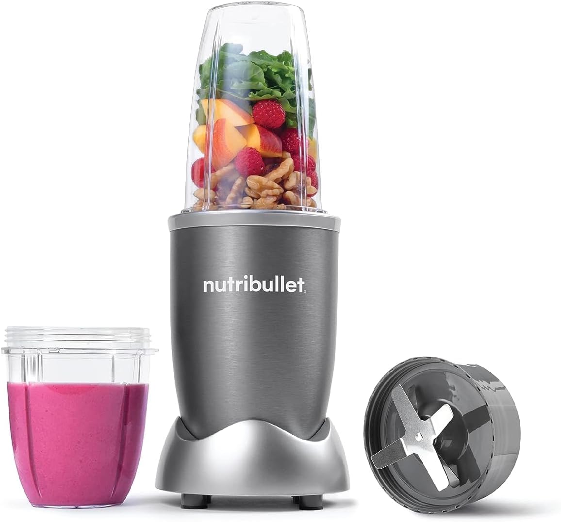 NutriBullet 600W Nutrient Extractor – Original Smoothie Maker (Grey)