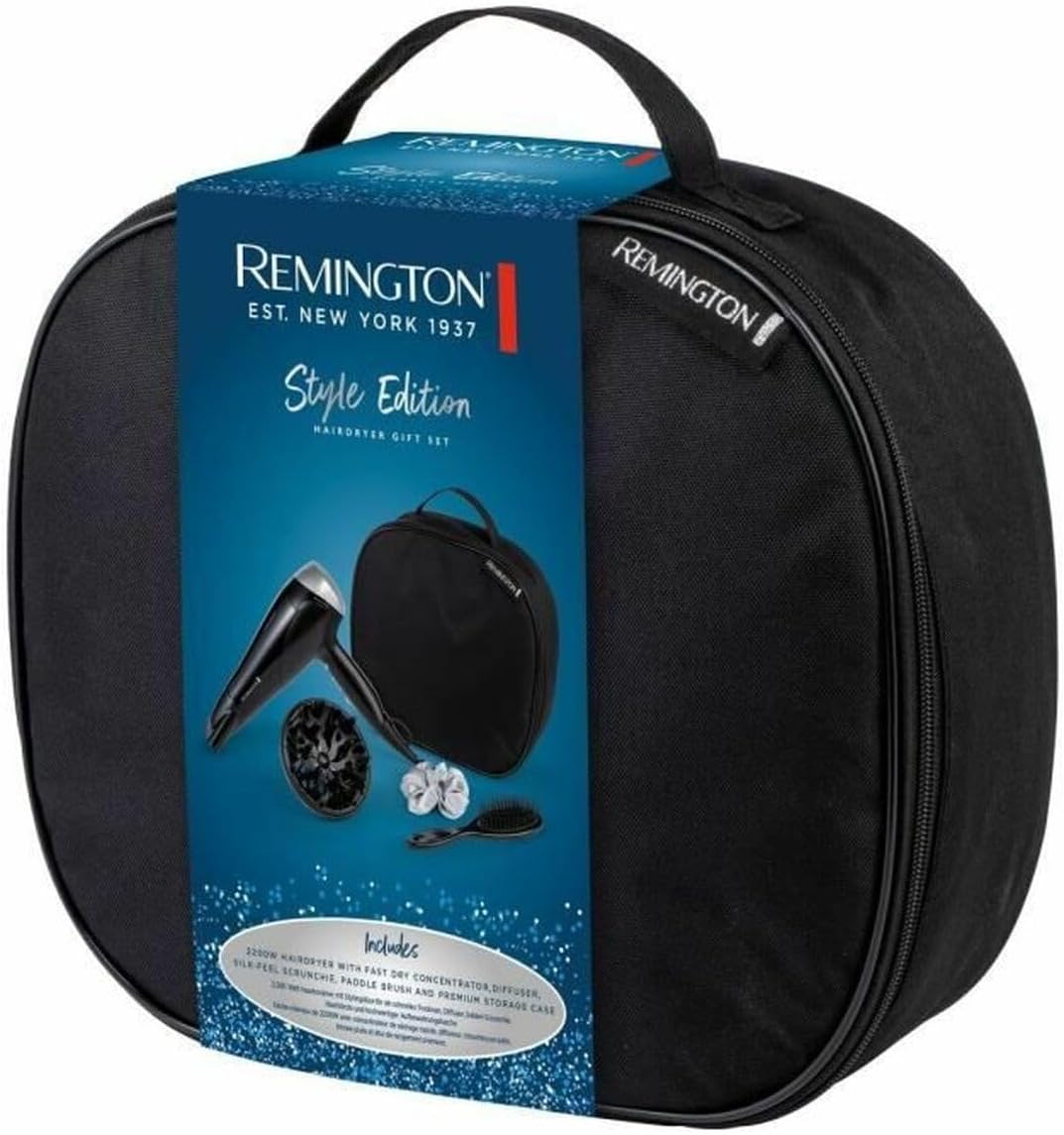 Remington Style Edition Hair Dryer Gift Set D3171GP 3 Accessories
