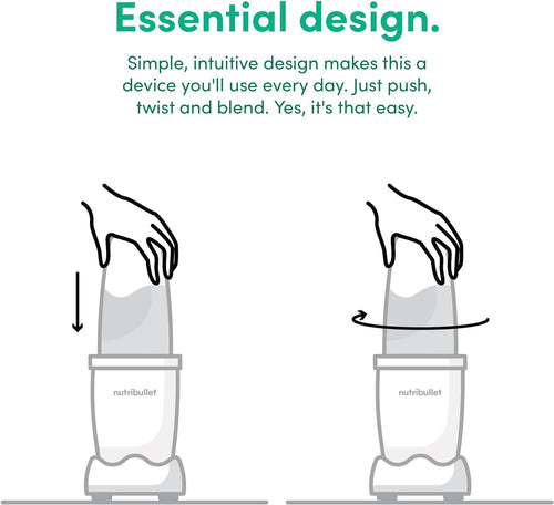 Nutribullet Multi-Function Blender 900W, 10 Pcs, Champagne