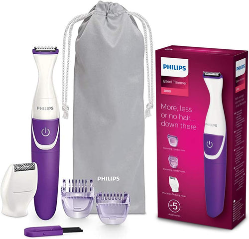 Philips BRT383/50 Bikini Genie Cordless Trimmer – Shaving Head & Comb