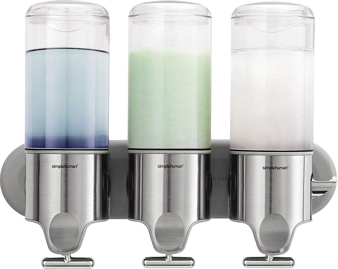 SimpleHuman Triple Wall Mount Shower Pump BT1029 – Stainless Steel