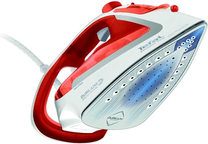 Tefal Easygliss Plus Steam Iron 2500W Red/White