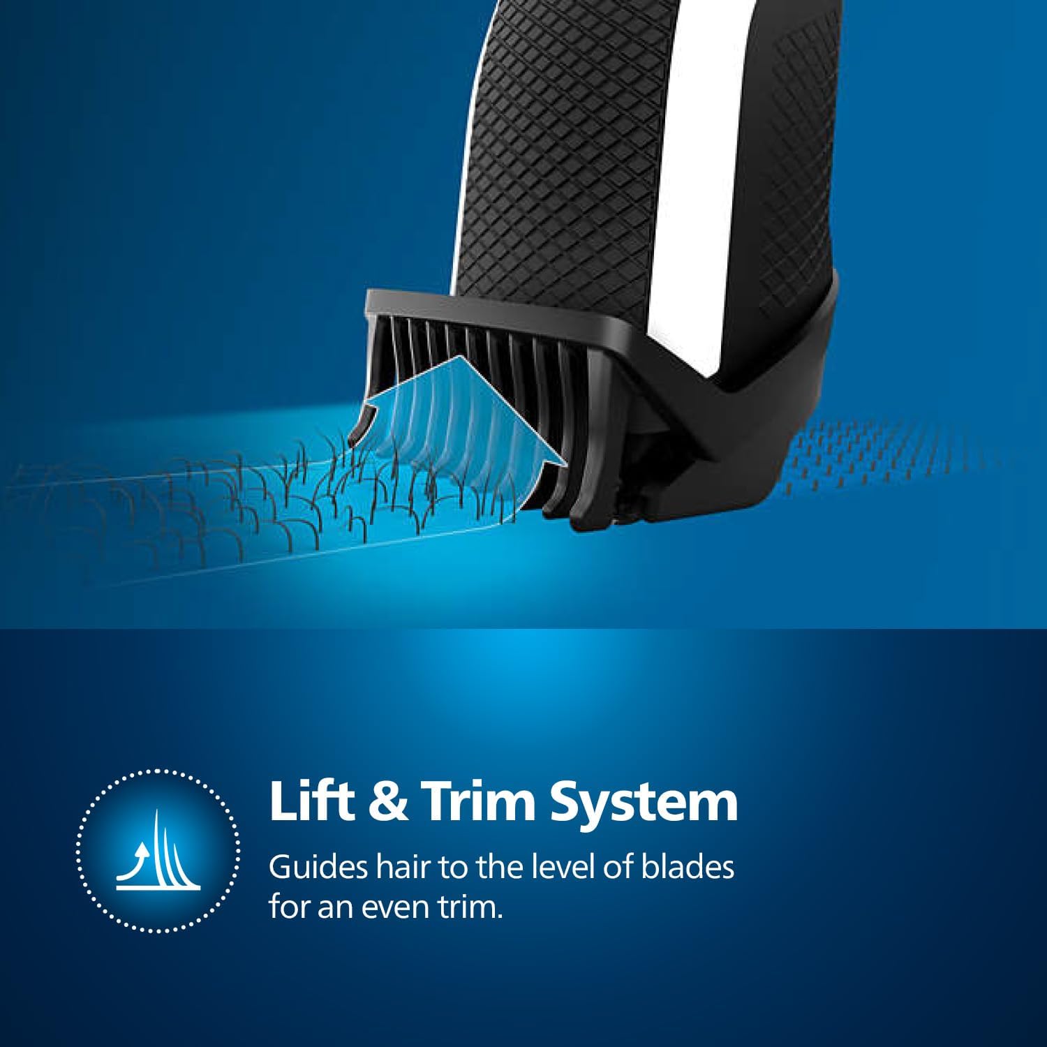 Philips BT3208/13 Beard Trimmer – 10 Length Settings, Cordless