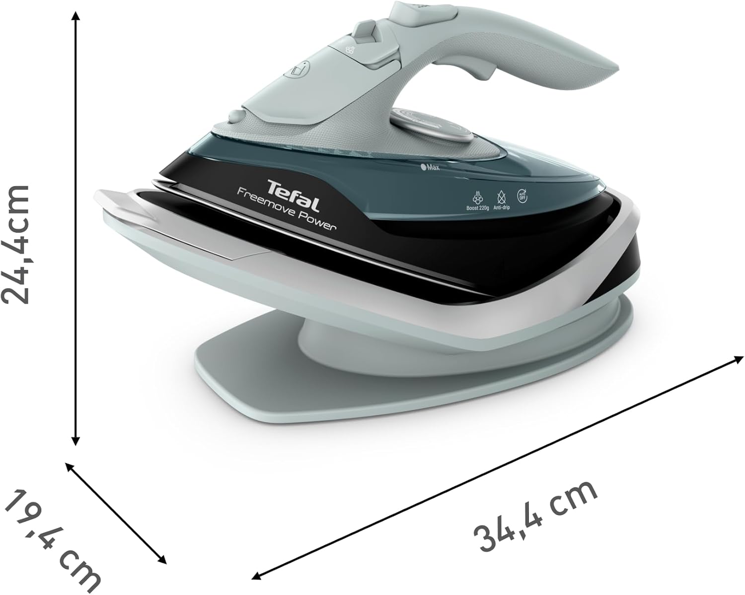 Tefal Freemove Power FV6672G0 Cordless Steam Iron 2600W