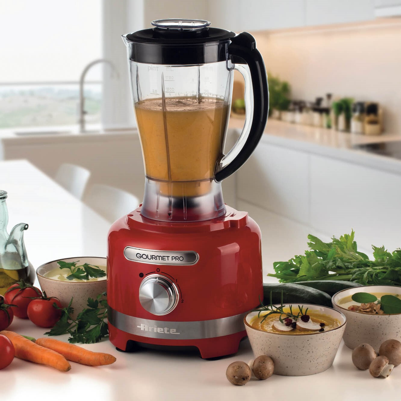 Ariete Moderna Food Processor 3L – 1000W, Blender + Juicer