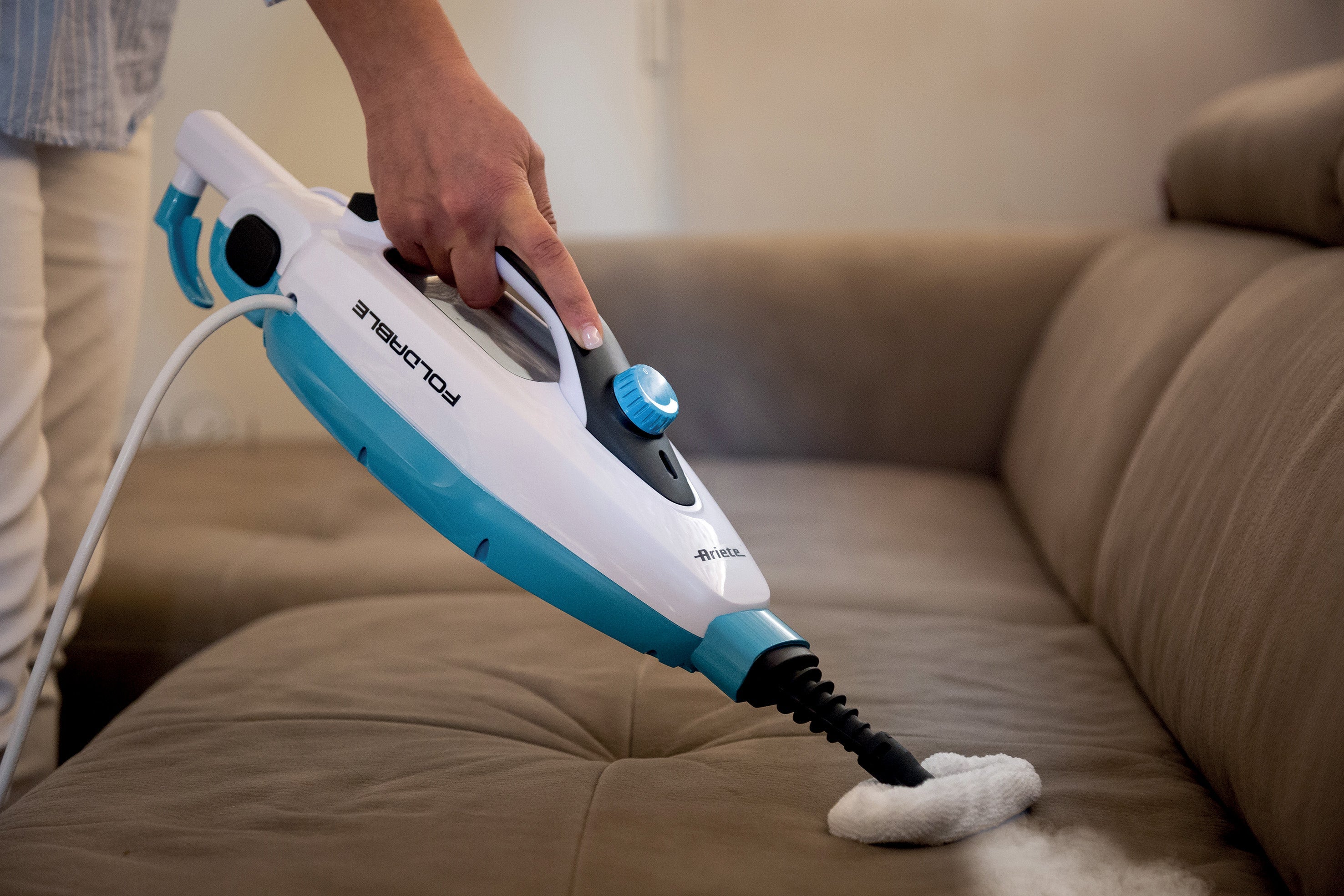 Ariete Foldable Steam Mop Cleaner – 10-in-1, 1500W