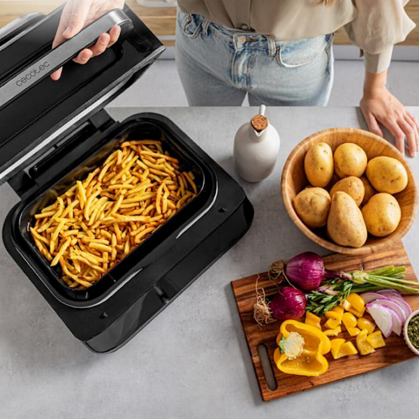 Cecotec Cecofry FireDome 6000 Air Fryer Grill 6L 2400W 260C Temp Probe New