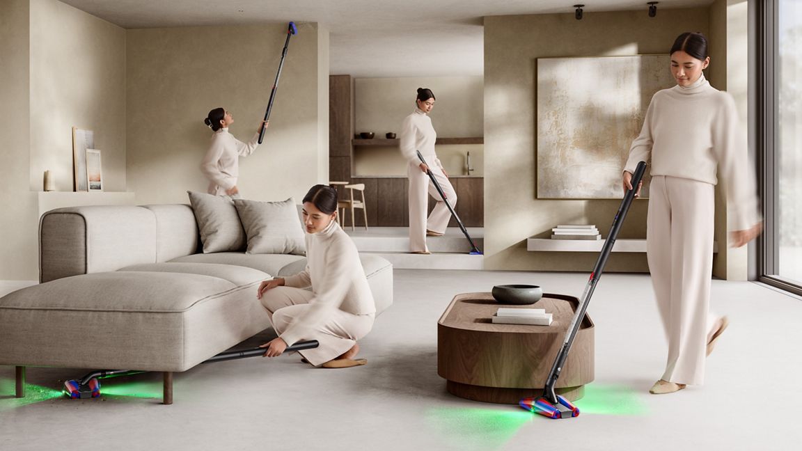 Dyson PencilVac Fluffycones Vacuum Cleaner Slim 140000RPM Cordless Stick Box