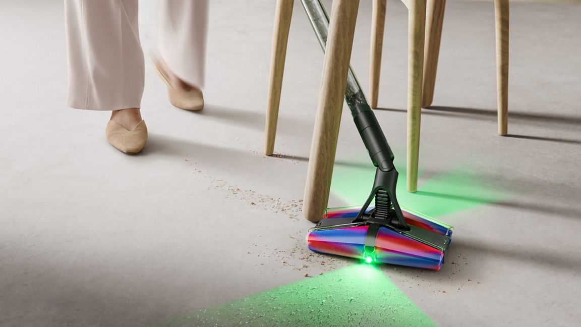 Dyson PencilVac Fluffycones Vacuum Cleaner Slim 140000RPM Cordless Stick Box