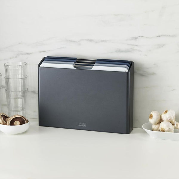 Joseph Joseph Folio Large 4-Piece Chopping Board Set - Graphite