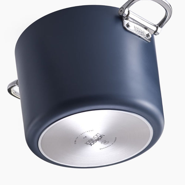 Joseph Joseph Space 25cm Non-Stick Stock Pot with Folding Handles