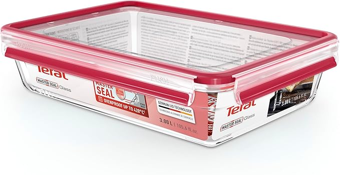 Tefal Masterseal Glass Rectangle 3.0L