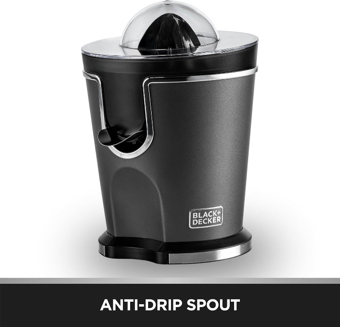 Black & Decker Premium Citrus Juicer 100W Motor SSCJ165 B5 Anti Drip Spout Box