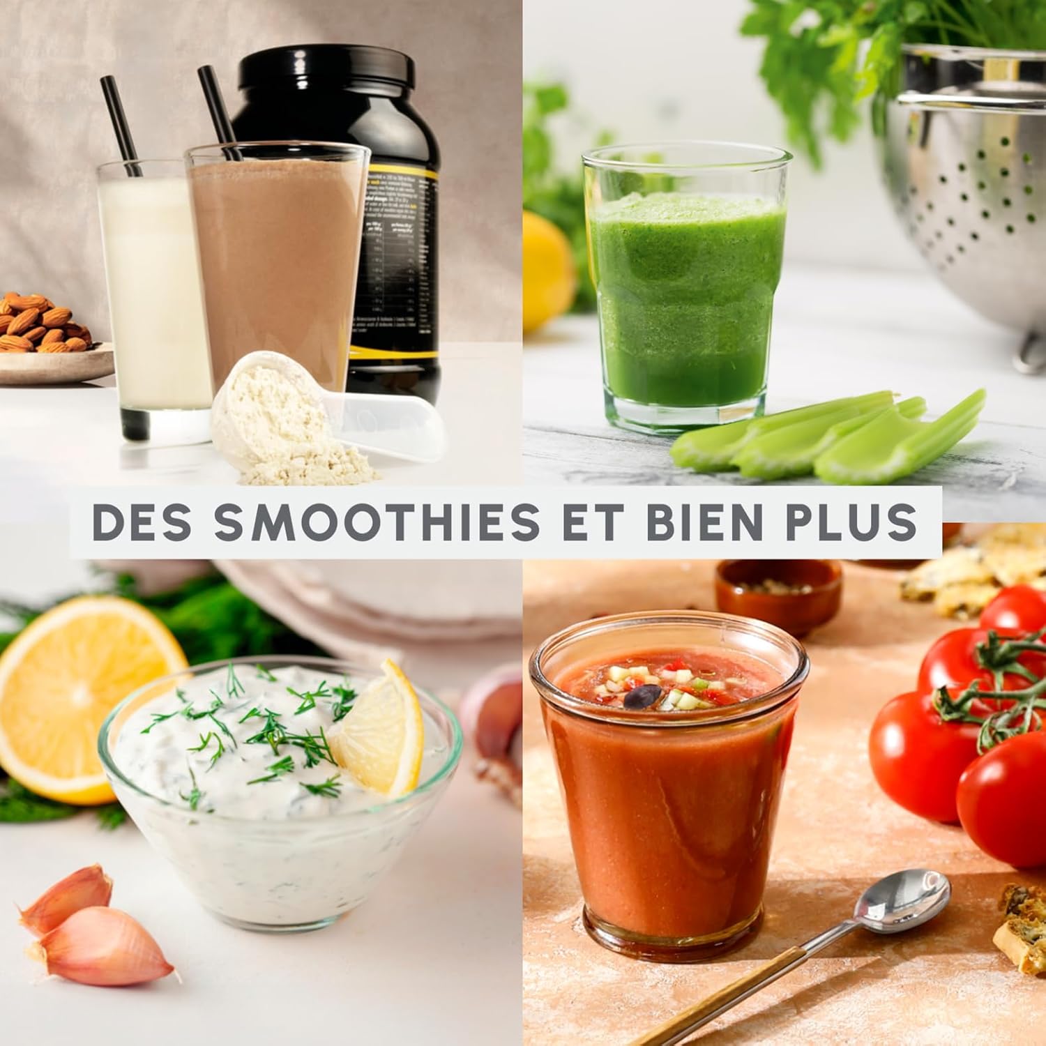 Moulinex Lightmix Portable Blender 300ml Wireless Rechargeable