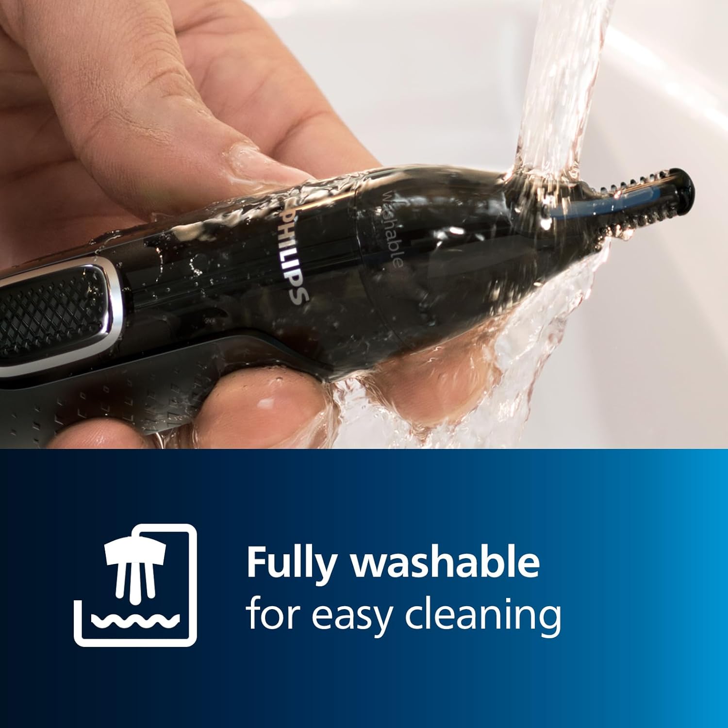 Philips NT5650/16 Series 5000 Nose, Ear & Eyebrow Trimmer – Black