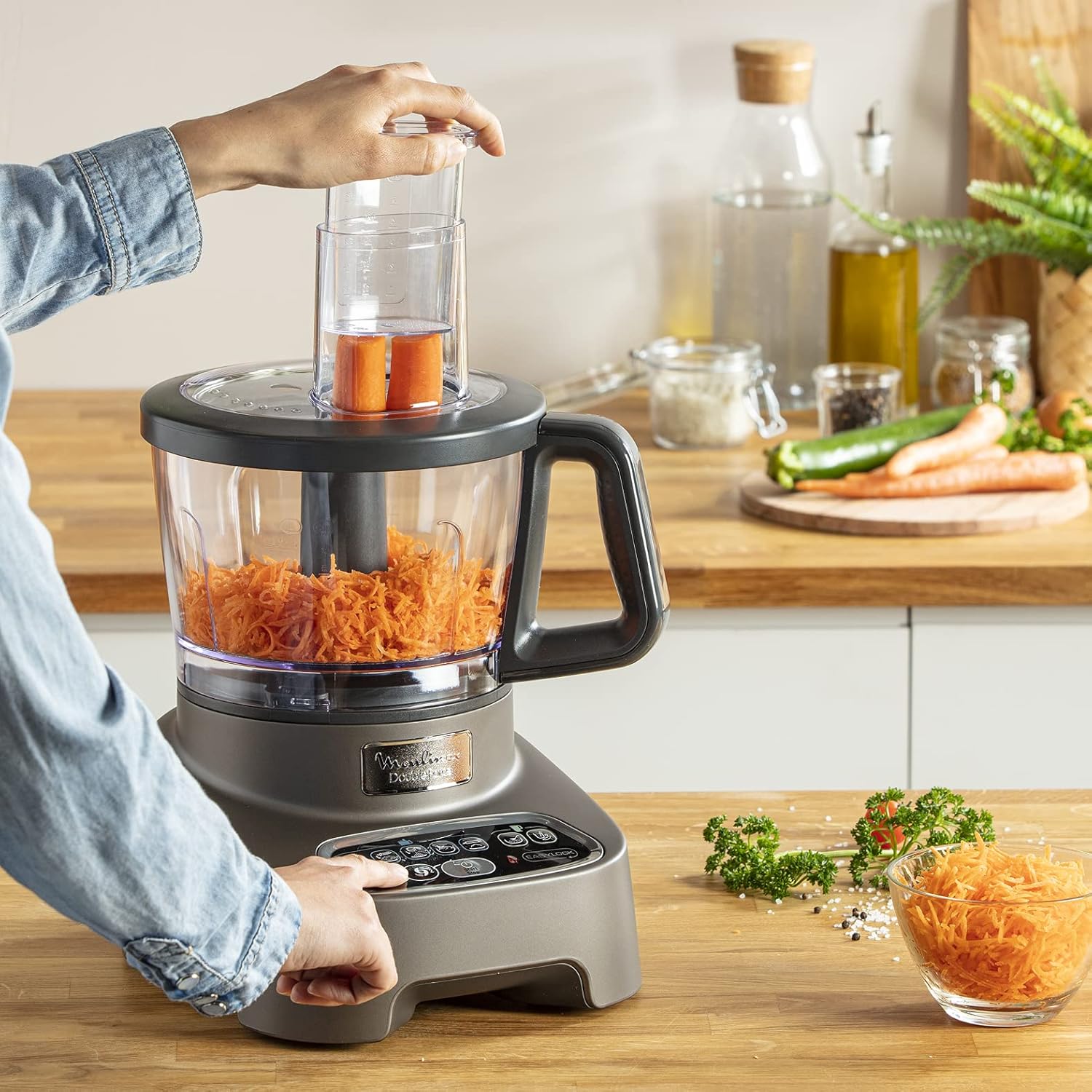 Moulinex Double Force Food Processor 1000W, 31 Functions