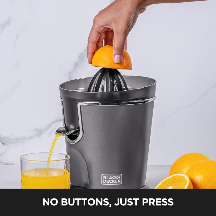 Black & Decker Premium Citrus Juicer 100W Motor SSCJ165 B5 Anti Drip Spout Box