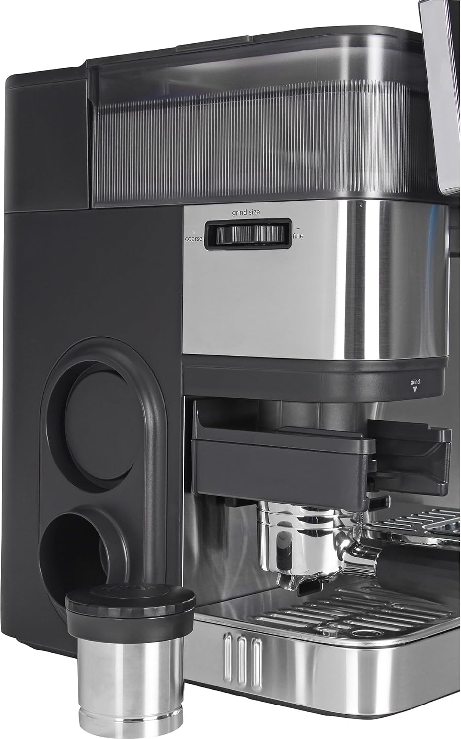 Ninja Luxe Essential 2-in-1 Coffee Espresso Maker Grinder Silver