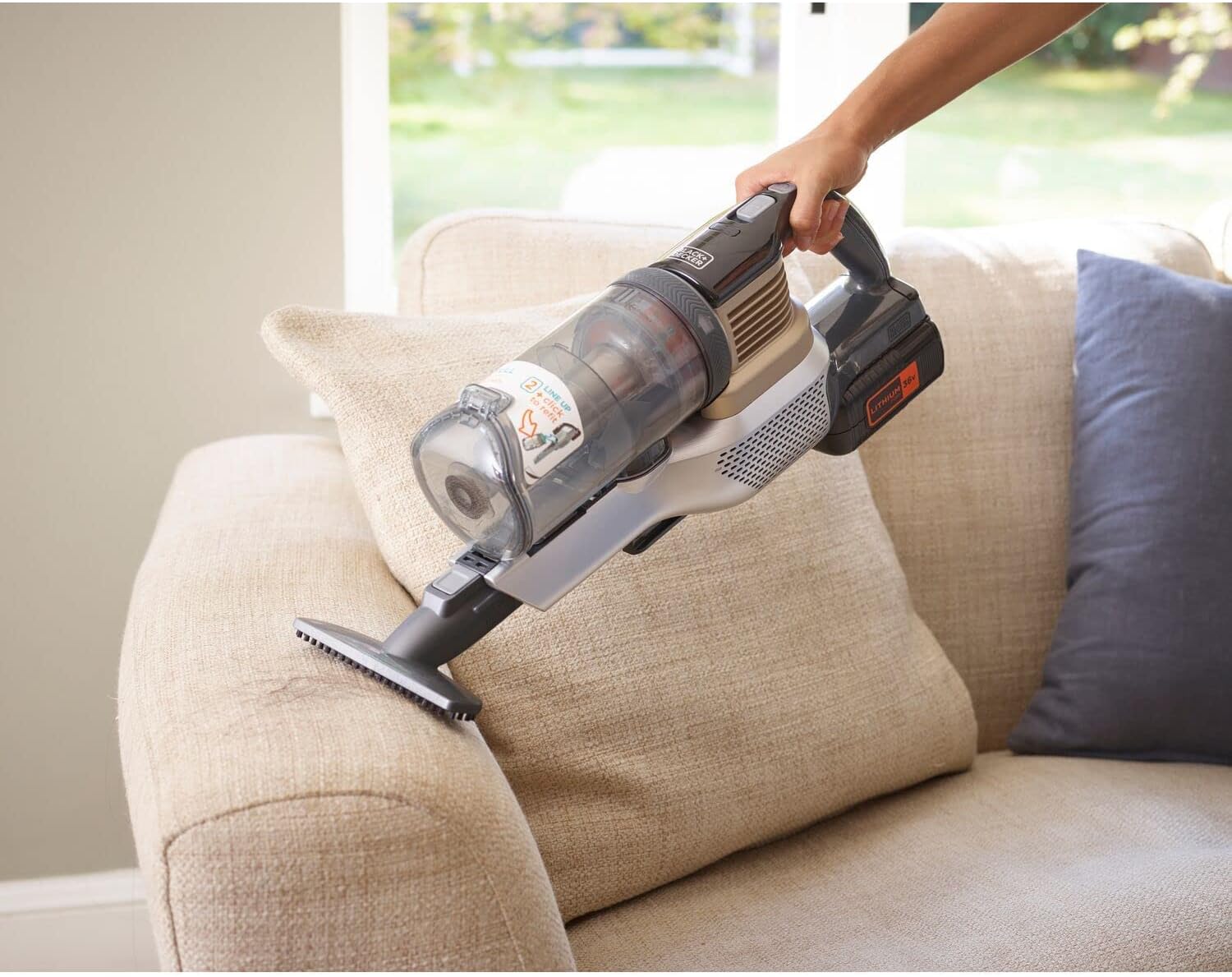 Black & Decker Vacuum Cleaner 4In1 Cordless 36V 40Aw