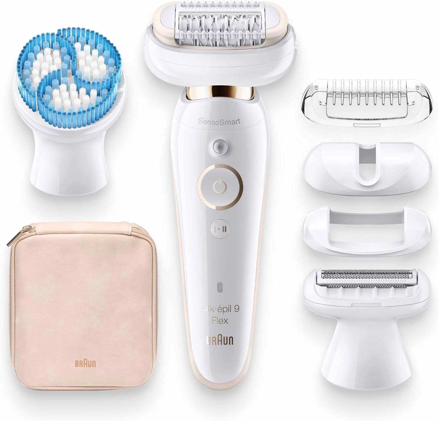 Braun Silk-epil 9 Flex SES9010 Fully Flexible Head Epilator Wet & Dry White