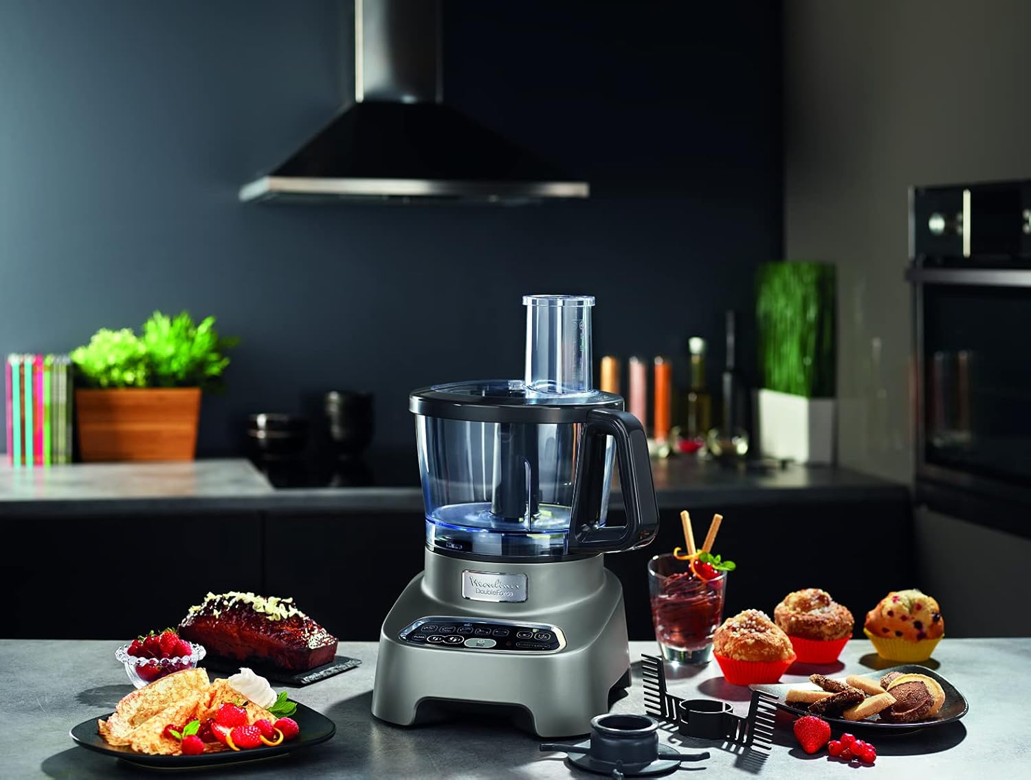 Moulinex Double Force Food Processor 1000W, 31 Functions