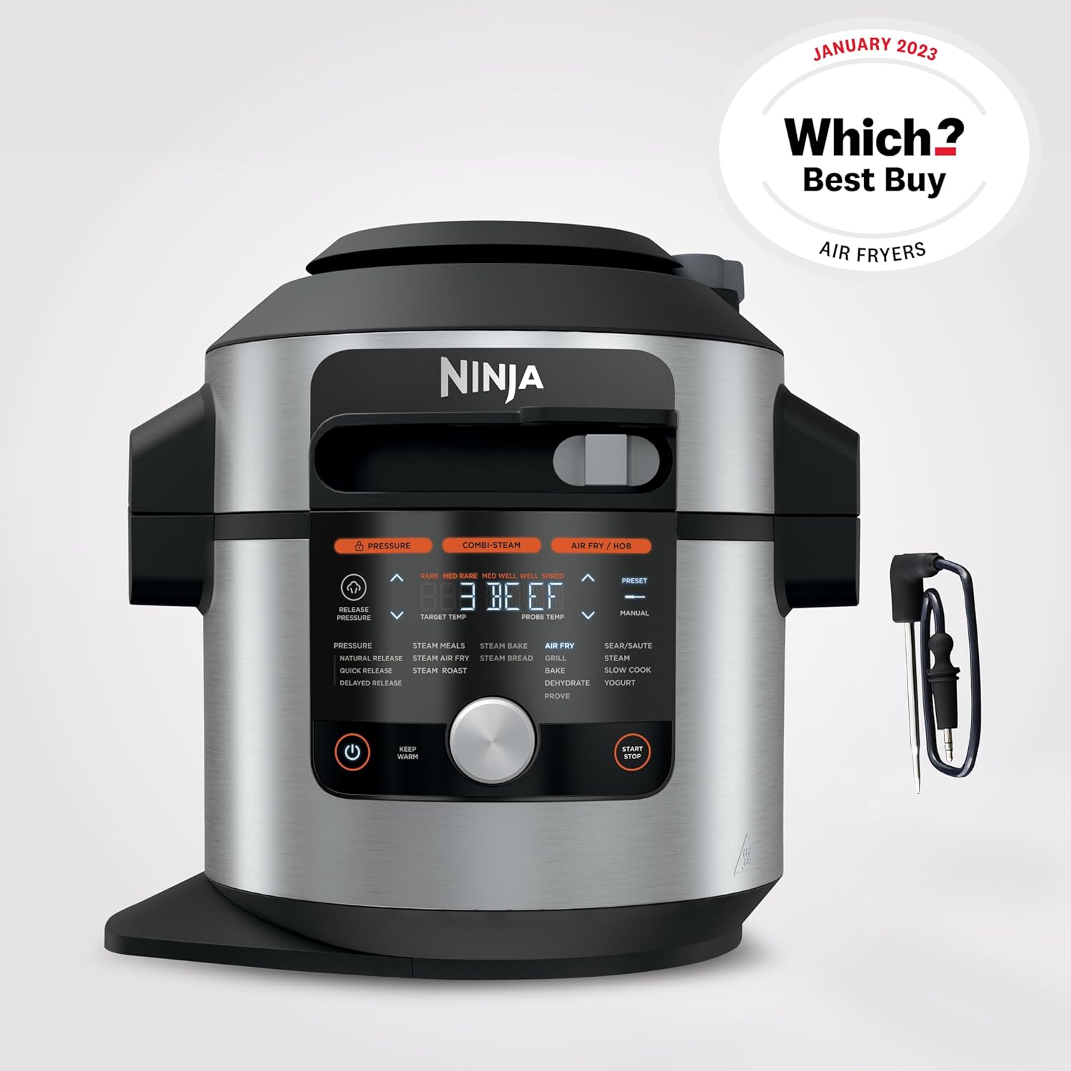 Ninja Foodi MAX 15-in-1 SmartLid Multi-Cooker 7.5L OL750UK