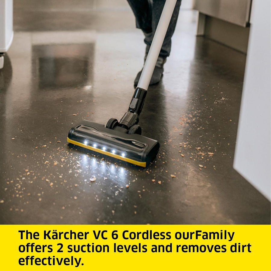Karcher VC 4 Cordless myHome Vacuum 21.6V Battery 30min Runtime Bagless 650ml