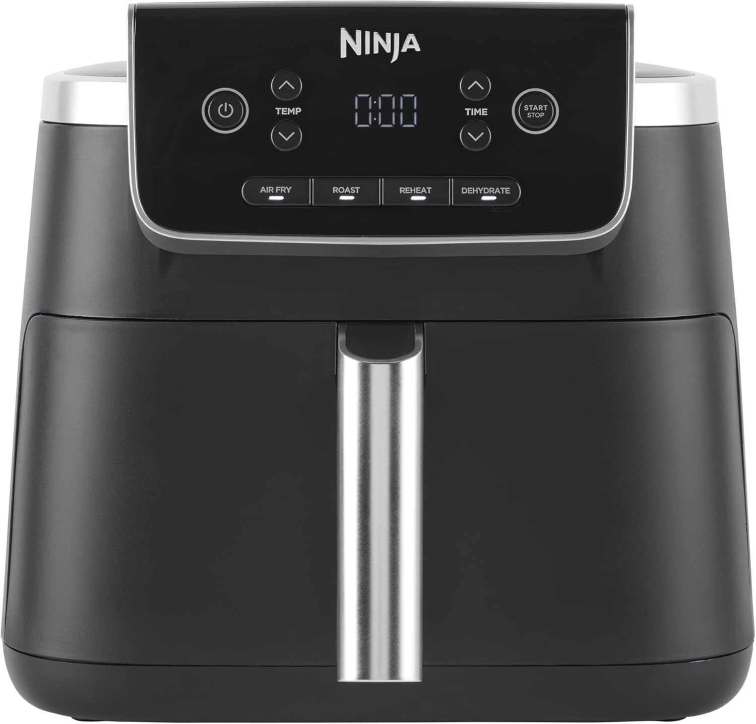Ninja Air Fryer PRO 4.7L, Single Tray, 4-in-1, Air Fryer, Roasting, Warming, Drying