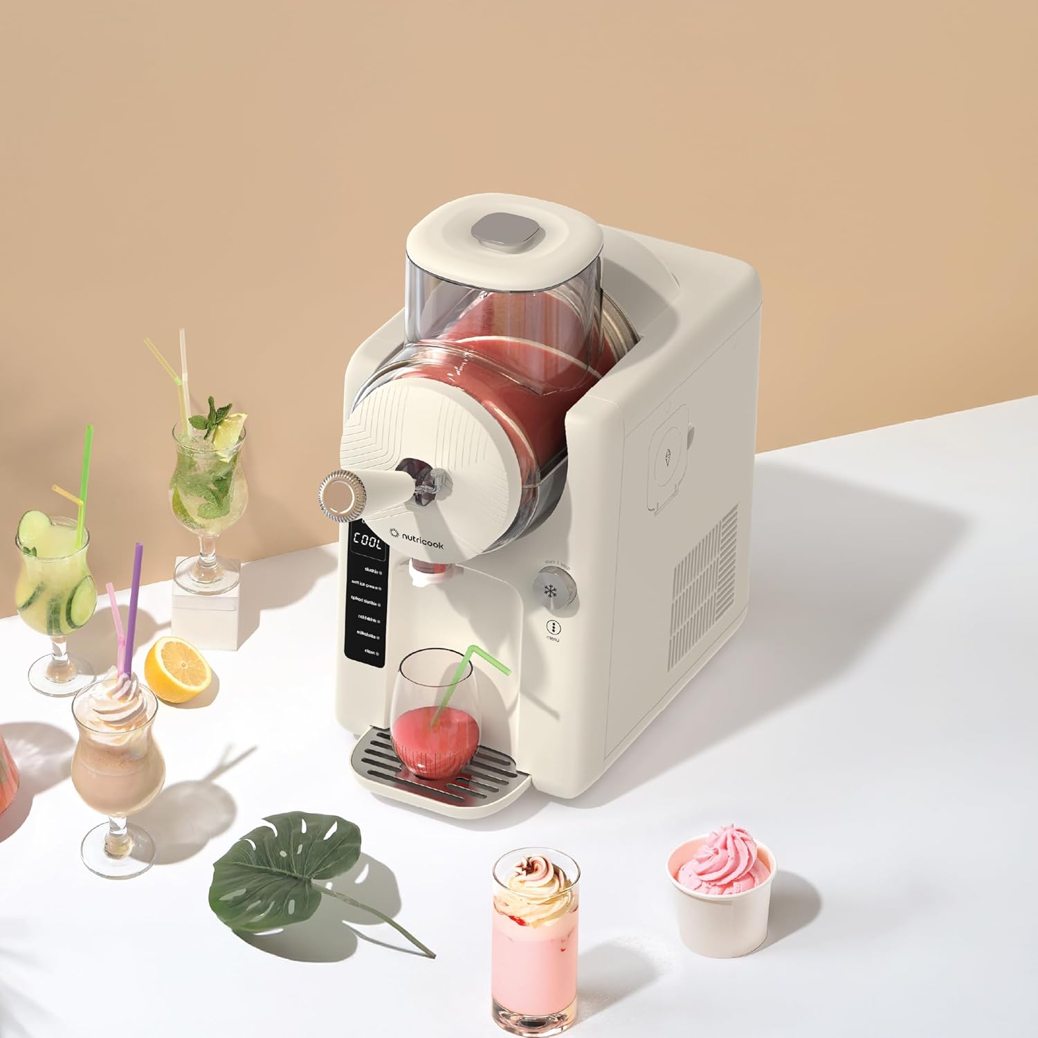 Nutricook Frost 2-in-1 Ice Cream & Slushie Maker with Compressor 1.8L