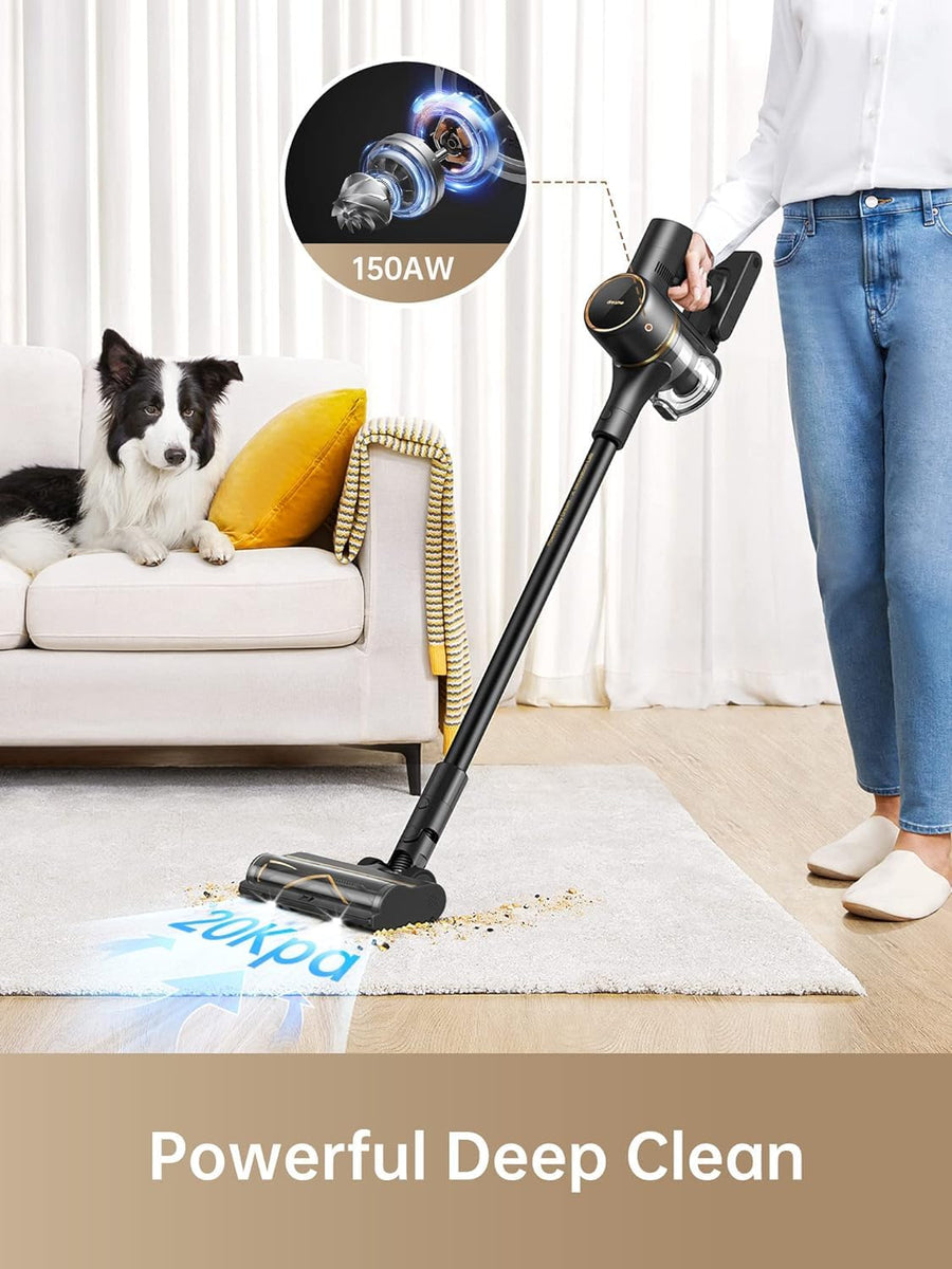 Dreame R10 Pro Cordless Vacuum – 150AW, 65min Runtime, Black
