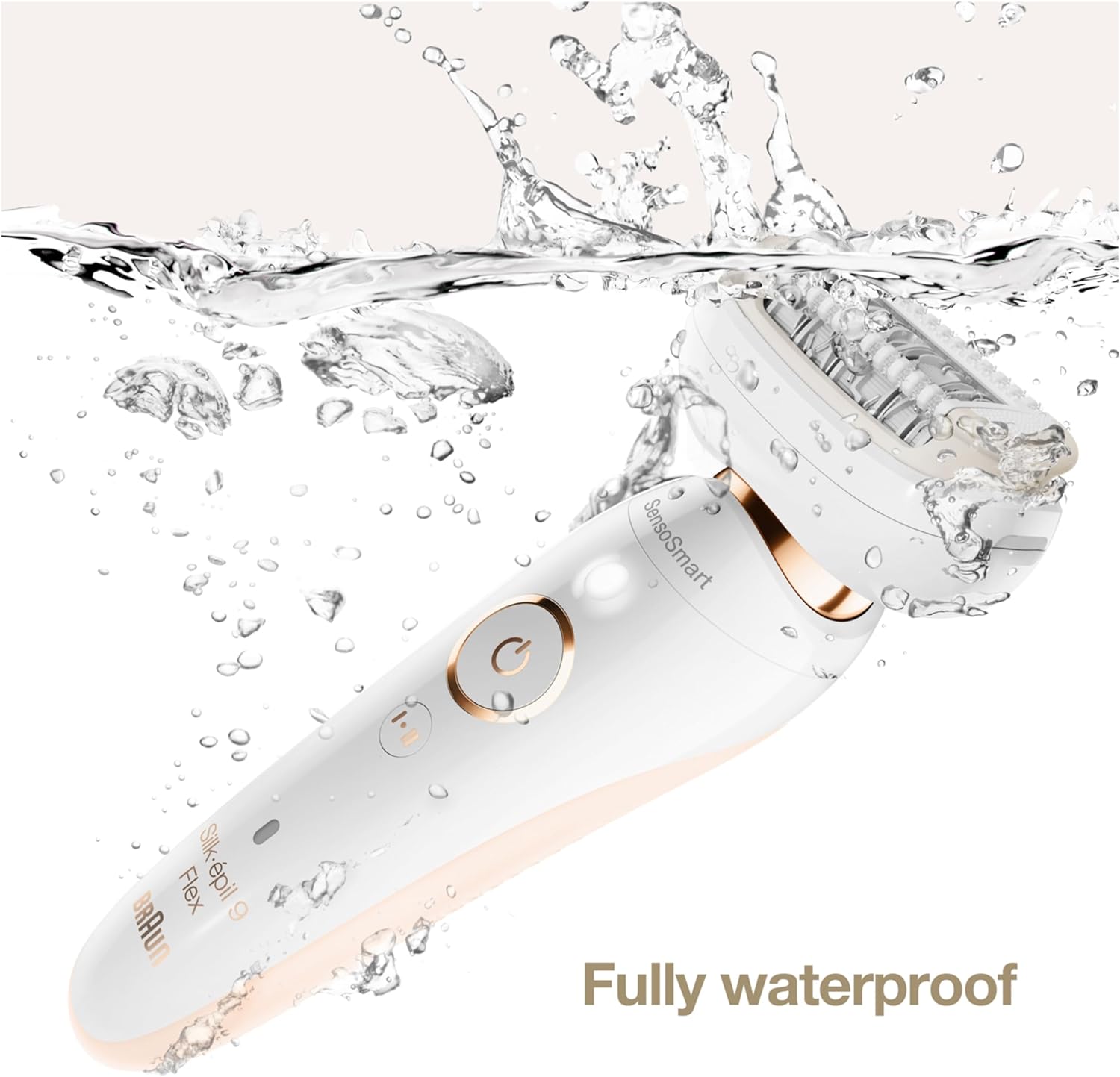 Braun Epilator Silk-Épil 9 Flex Beauty Set, 9300, White/Gold