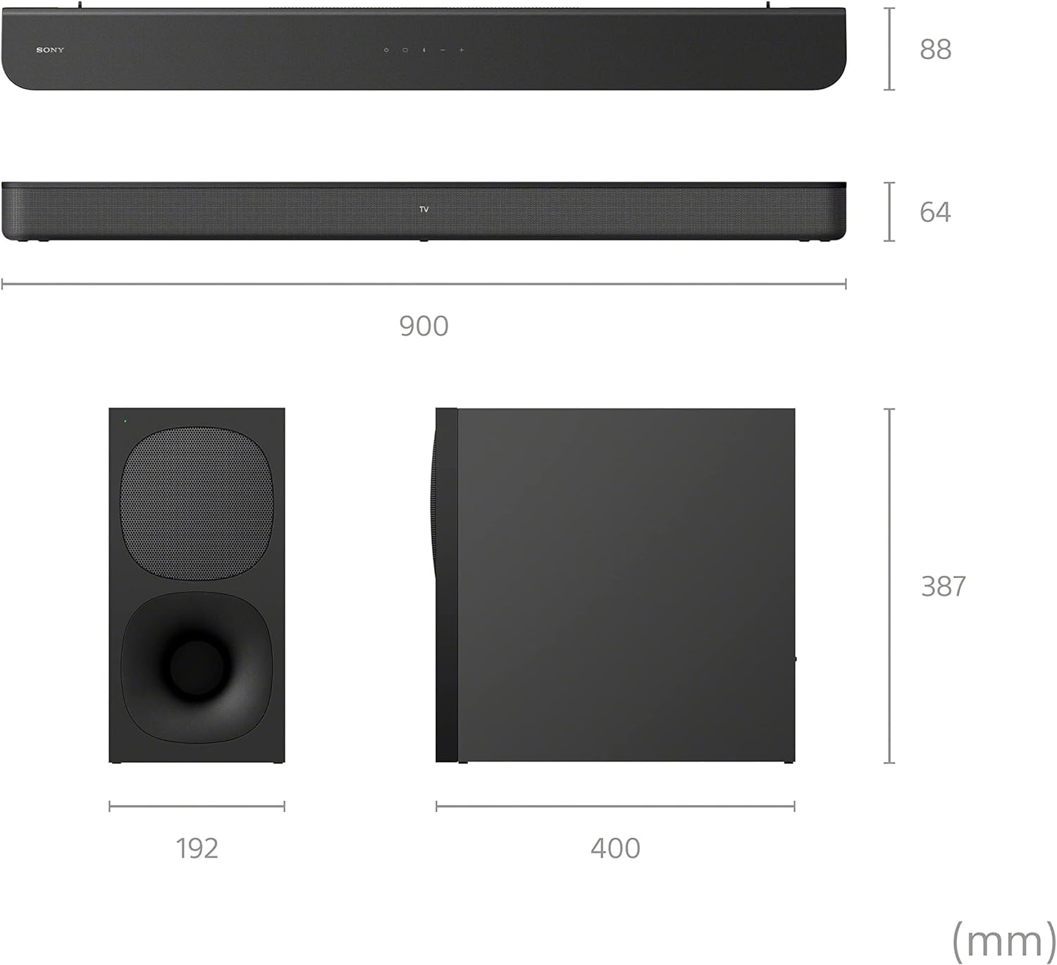 Sony Ht-S400 2.1Ch Soundbar With Powerful Wireless Subwoofer