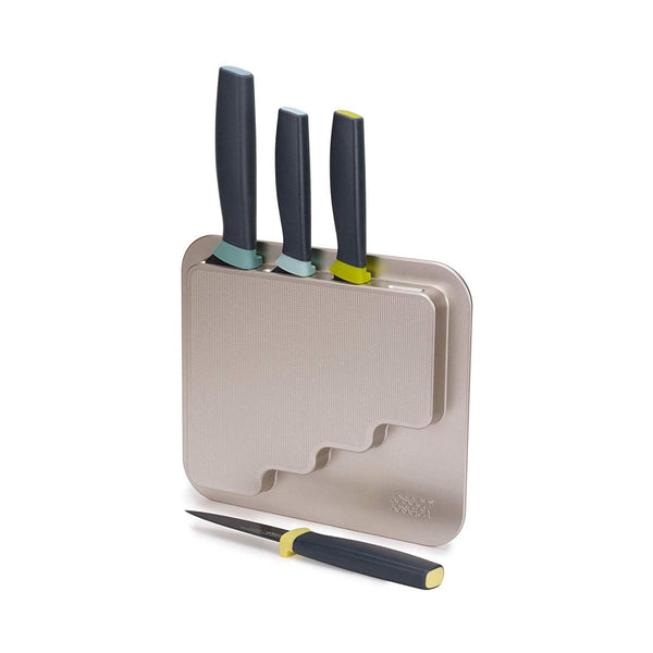 Joseph Joseph Elevate Slim 4-Piece Knife Set with Cupboard Storage Case