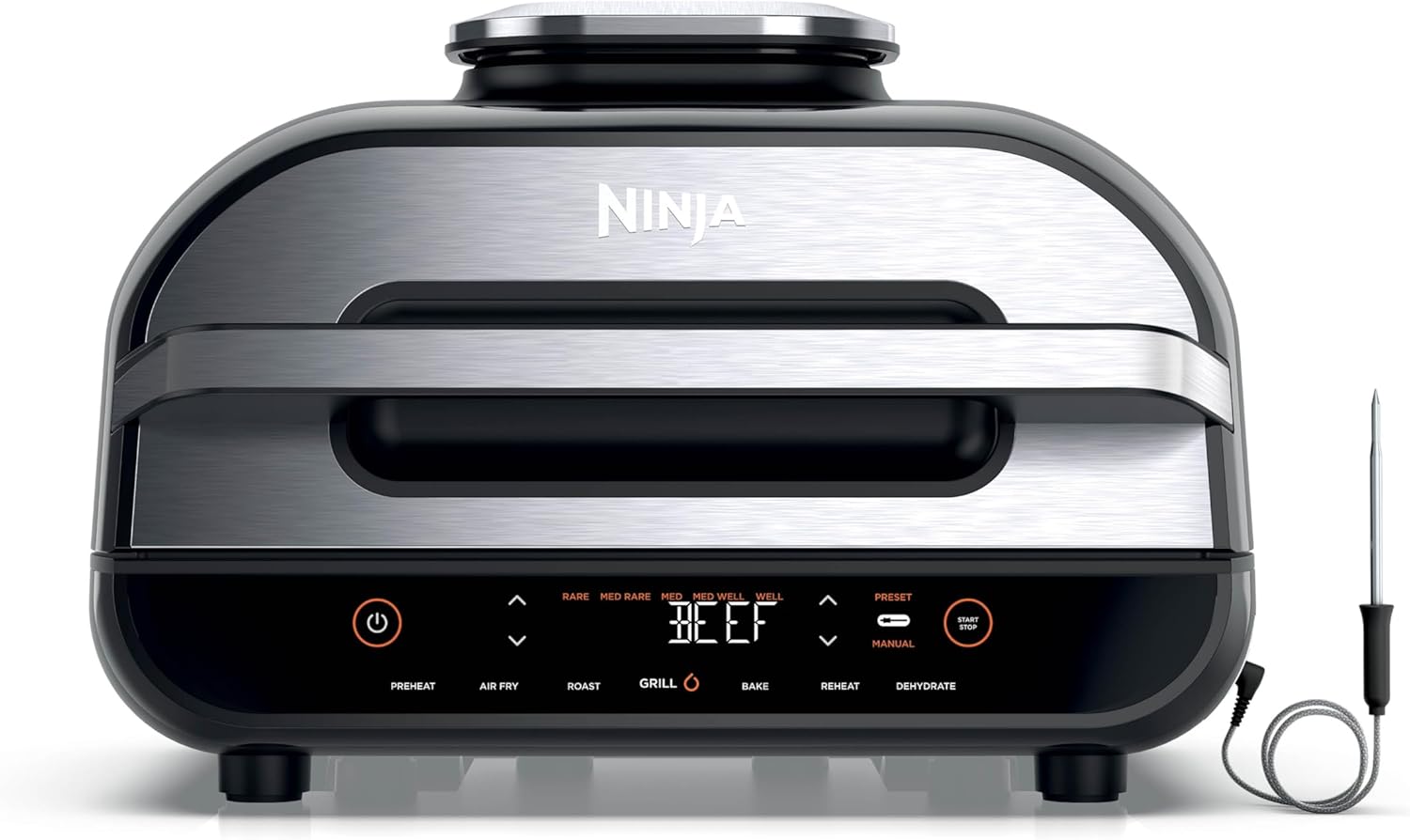 Ninja Foodi Max Health Grill & Air Fryer - Grey