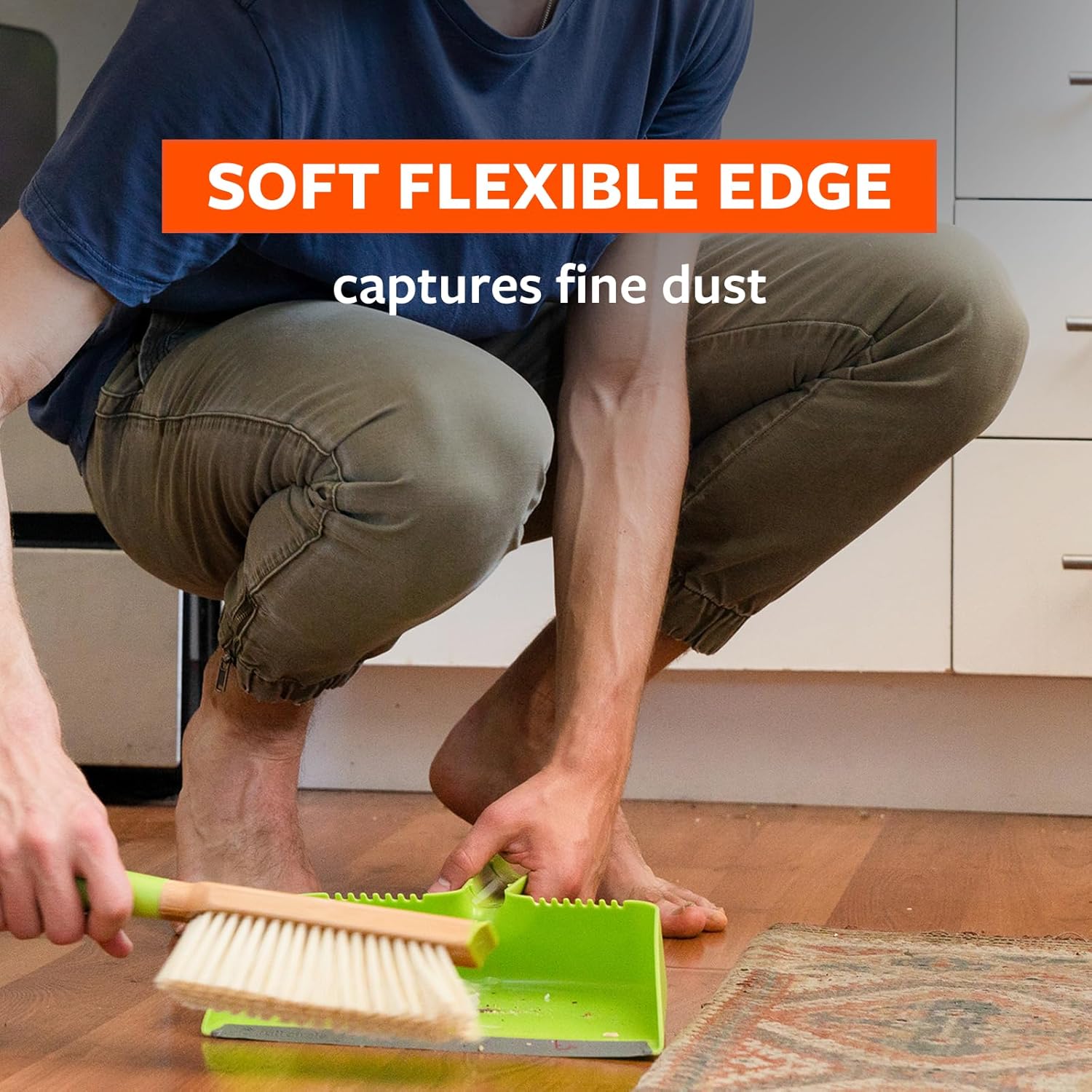 Full Circle FC14604W Dustpan and Brush Set, Multi-Coloured