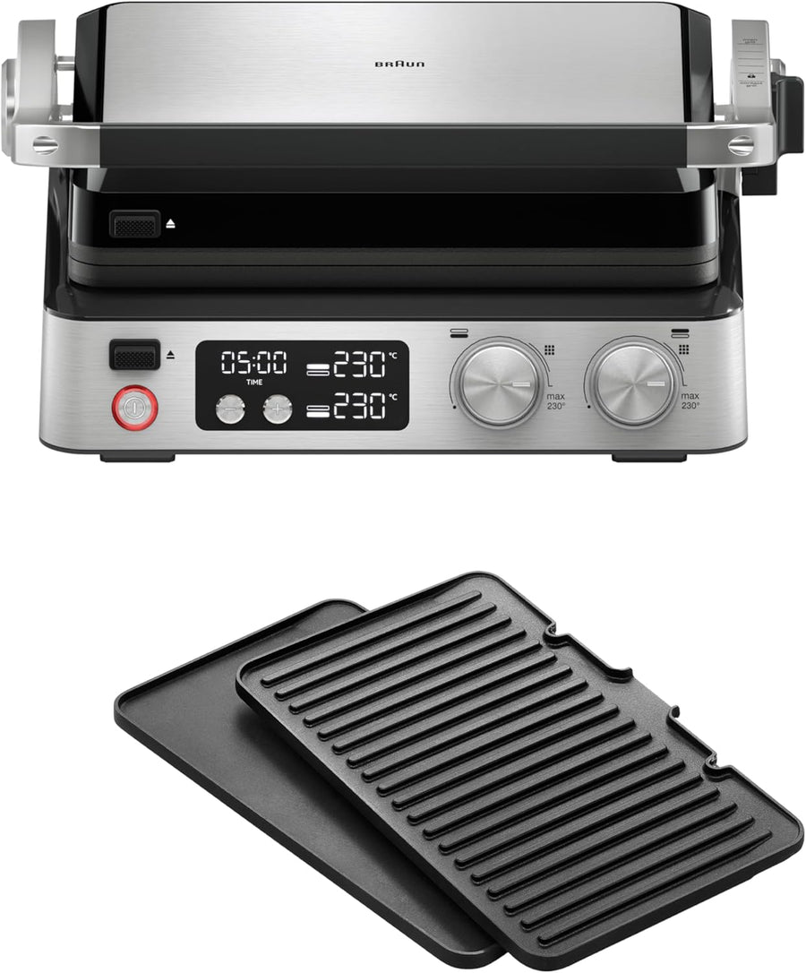 Braun MultiGrill 7 Contact Grill CG7040 Black/Stainless Steel