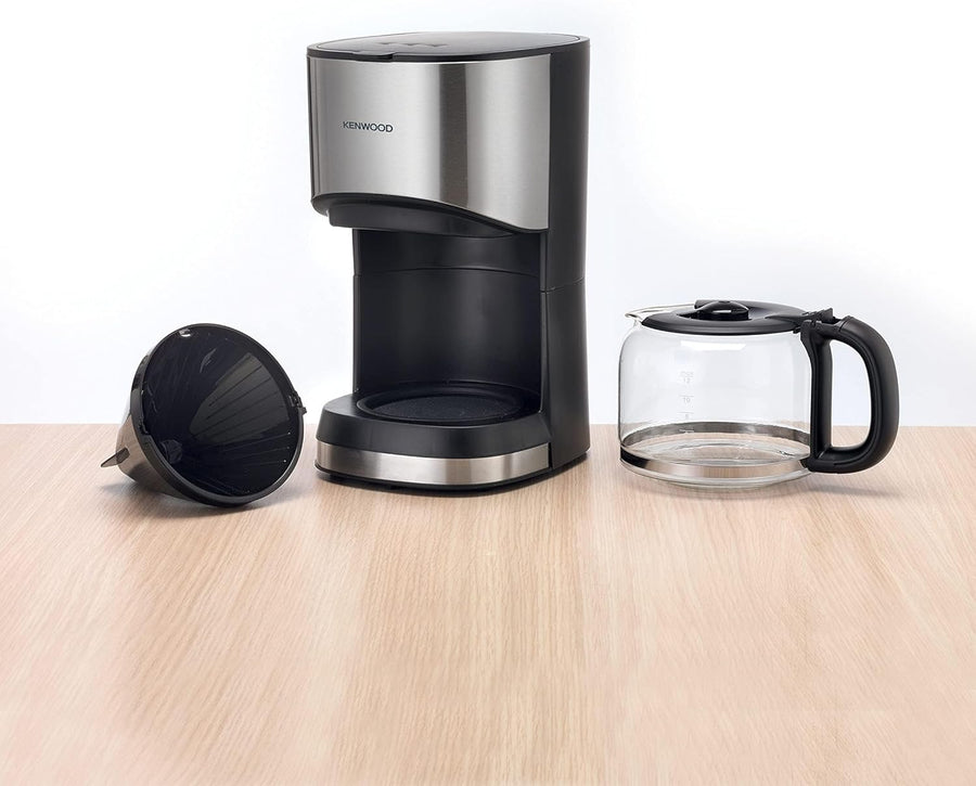 Kenwood Drip Coffee Machine CMM10.000BM 12 Cup Reusable Filter Anti-Drip New