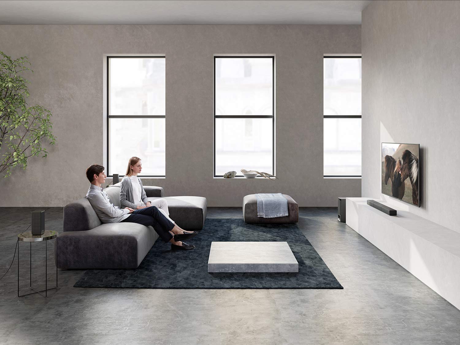 Sony Real 1000W Dolby Audio Soundbar For Tv With Rear Speakers & Subwoofer