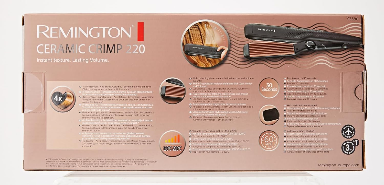 Remington Ceramic Crimp 220 Hair Crimper S3580