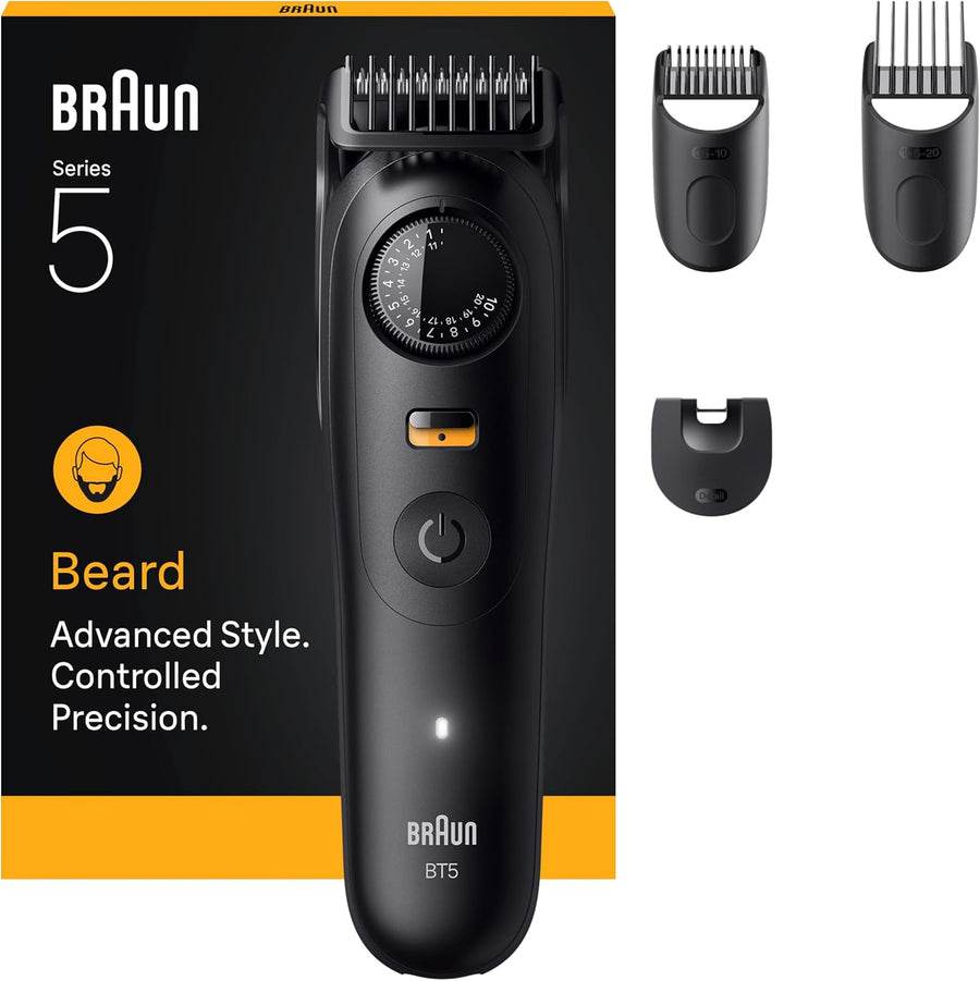 Braun Beard Trimmer BT5520 Precision Beard & Hair Trimmer with Lifetime Sharp Blades