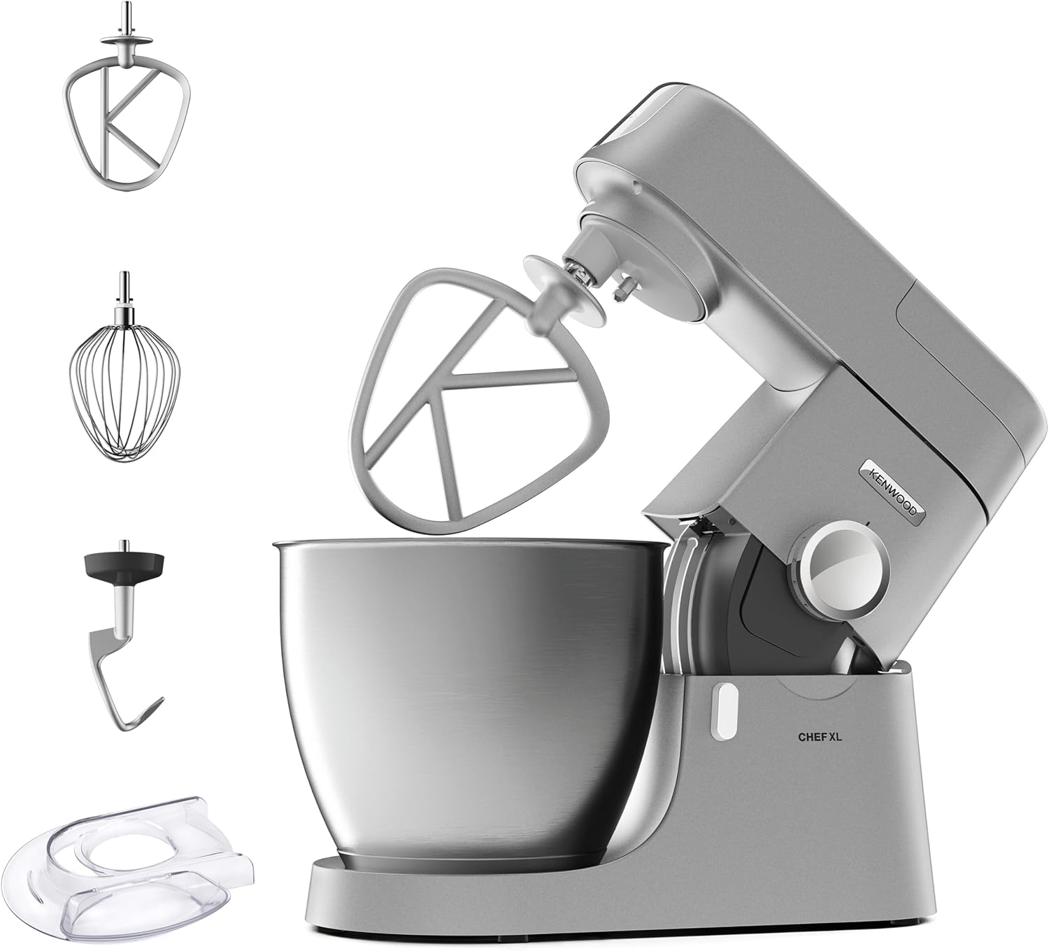 Kenwood Chef XL Kitchen Machine KVL4100S 1200W 6.7L Silver Metal Stand Mixer