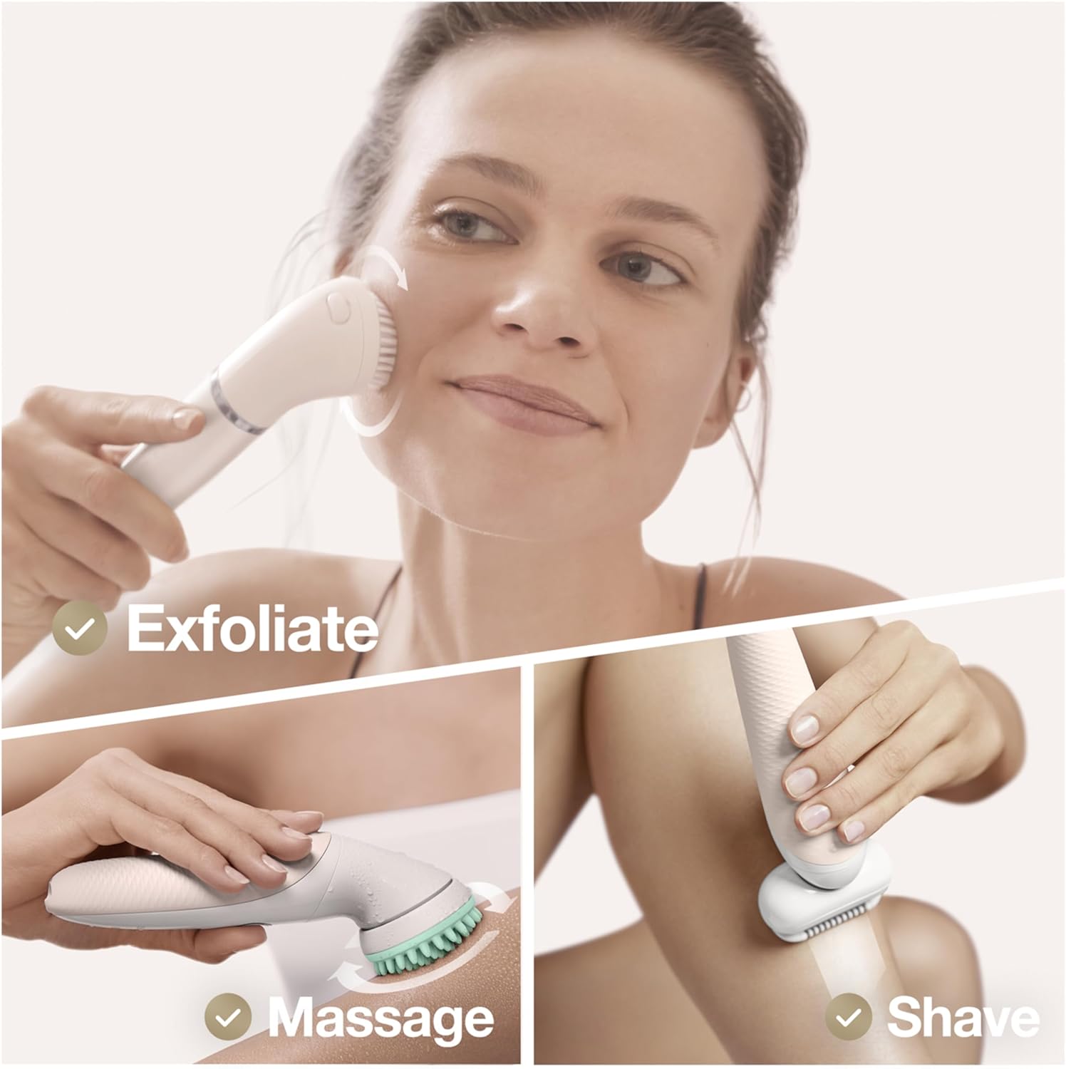 Braun Epilator Silk-Épil 9 Flex Beauty Set, 9300, White/Gold