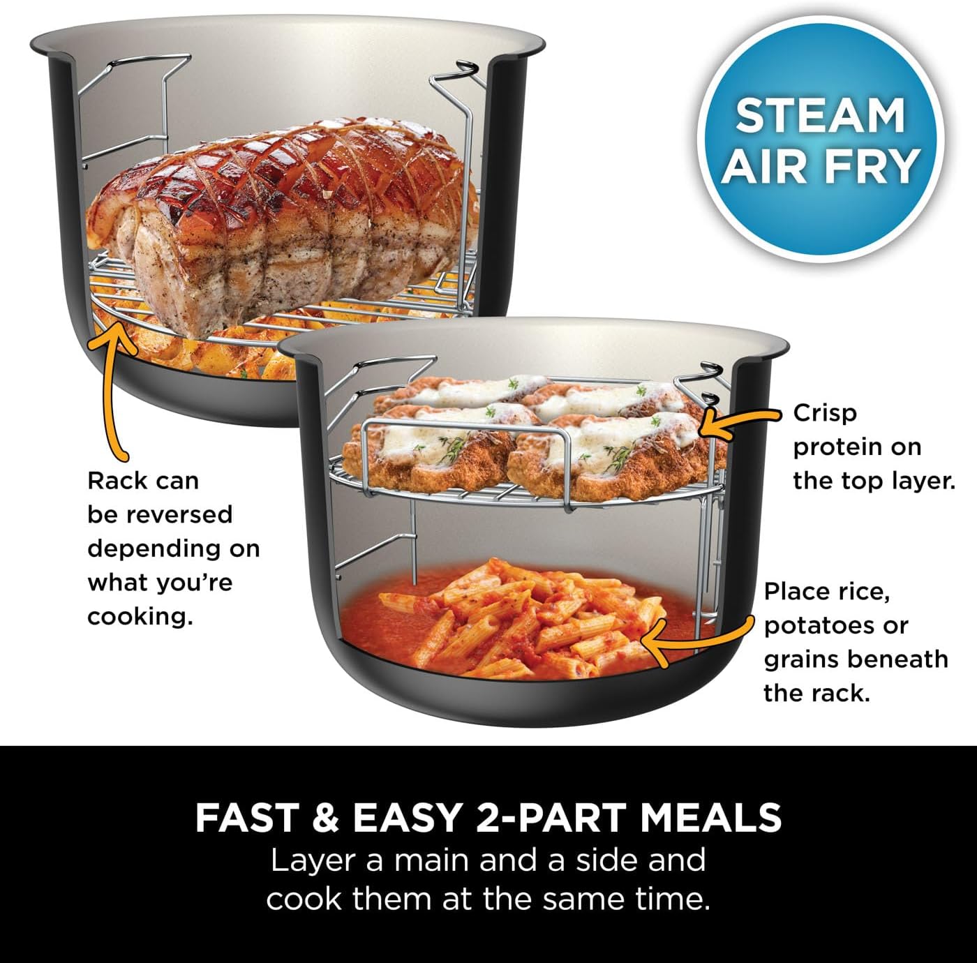 Ninja Foodi 11-in-1 SmartLid Multi-Cooker 6L OL550UK