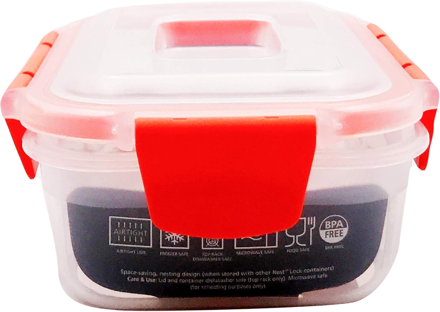 Joseph Joseph Nest Lock 540ml Leakproof Storage Container - Orange - 81091