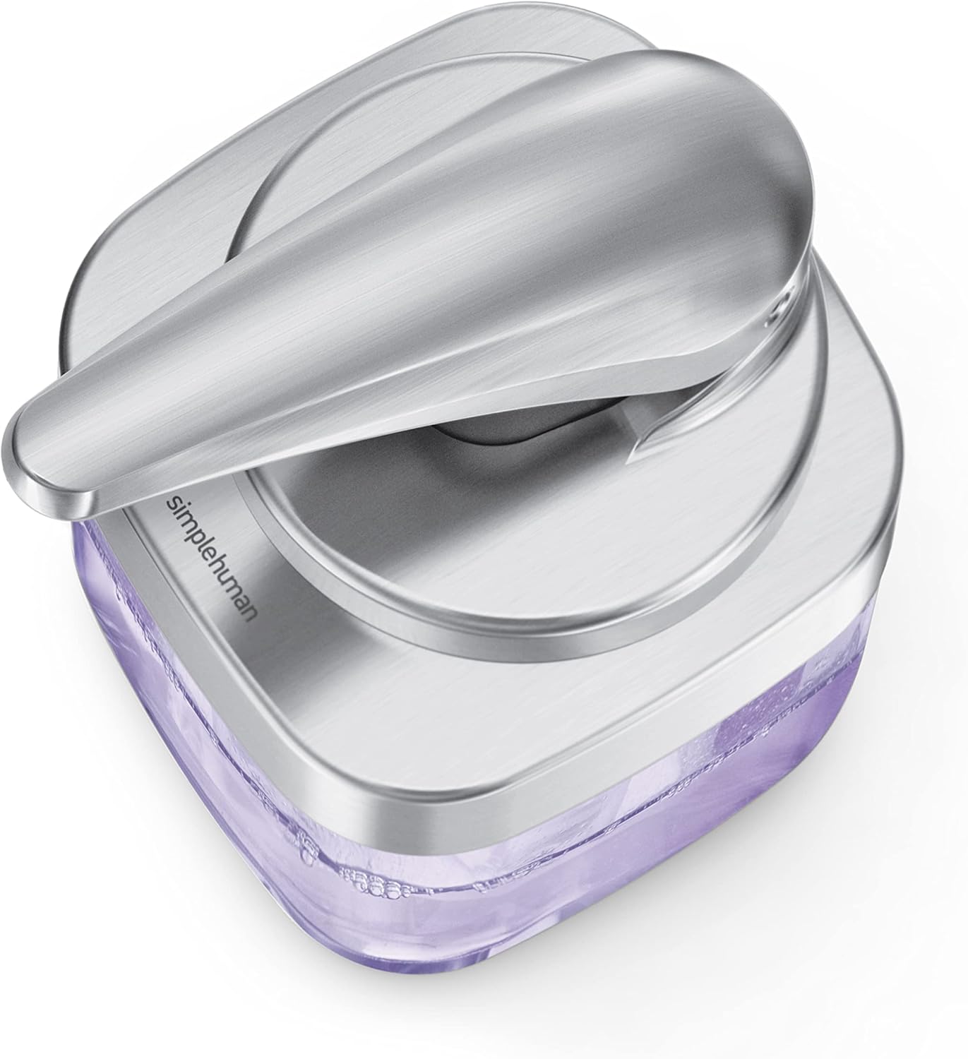 SimpleHuman Square Push Pump Soap Dispenser, 440ml / 15 oz