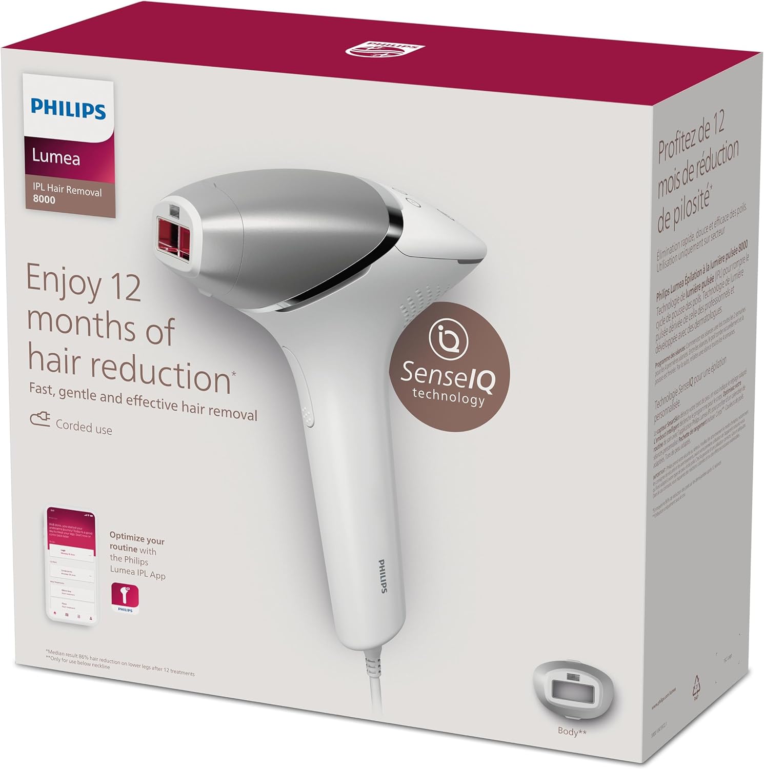 Philips Lumea BRI940 IPL Hair Removal Device