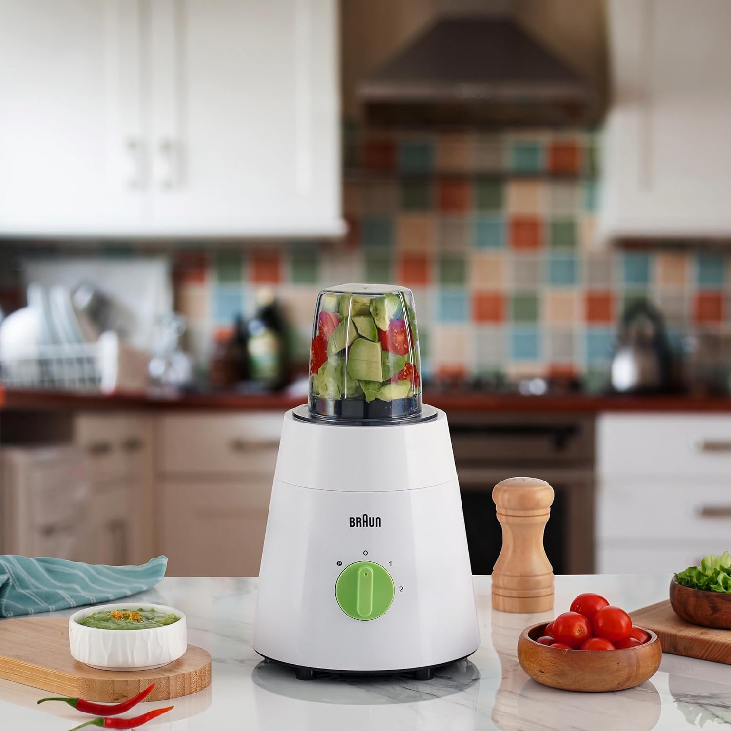 Braun 3-In-1 Jug Blender With 4 Blades Sytem, 500 Watts